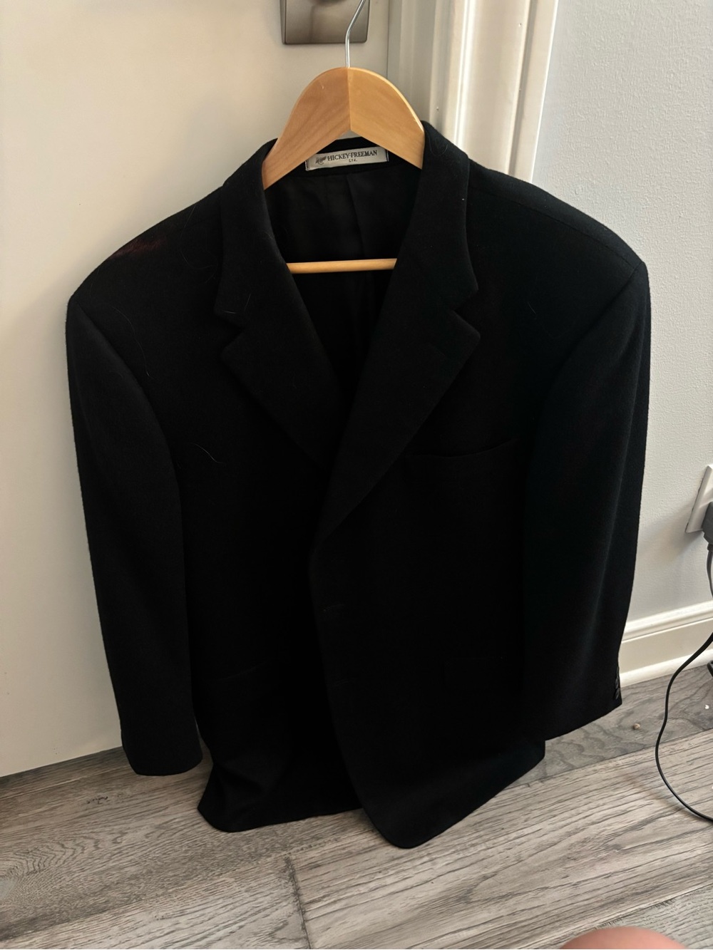 Hickey Freeman Black Men's Sport Coat